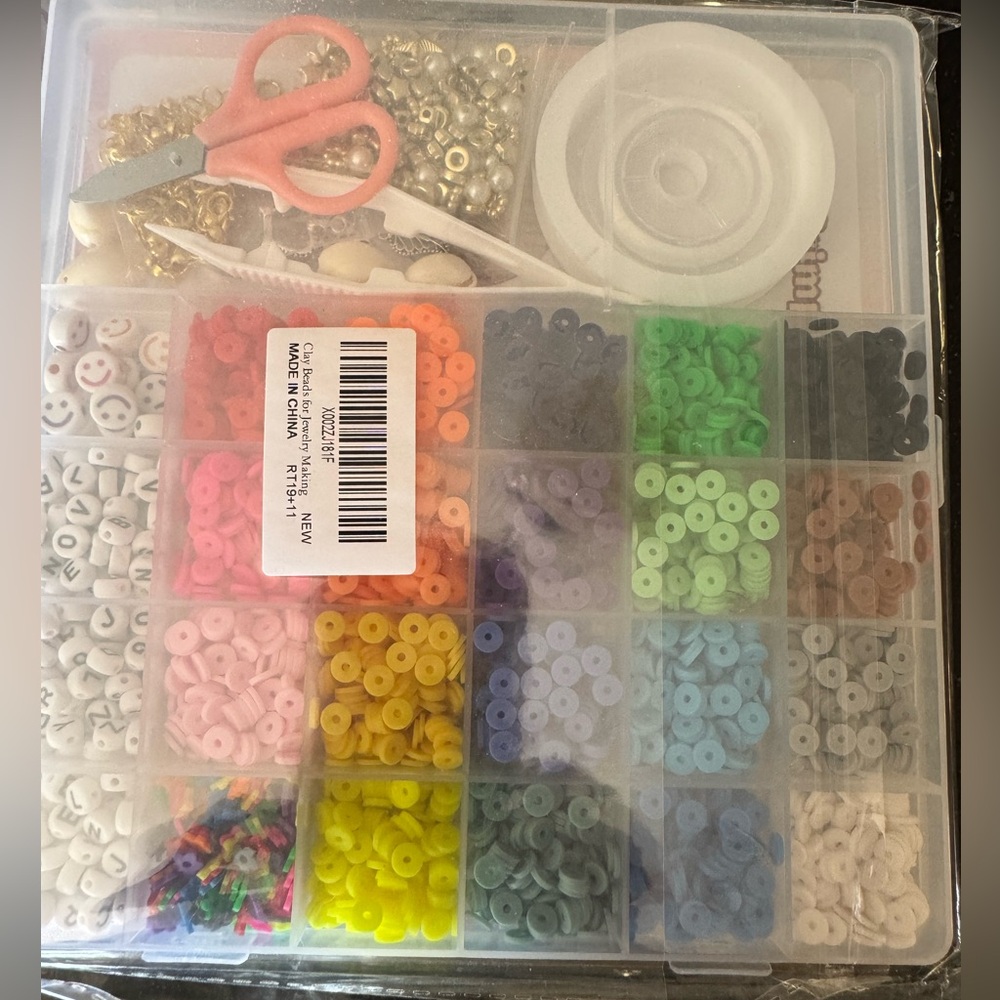 Crafting beads, new and packaging